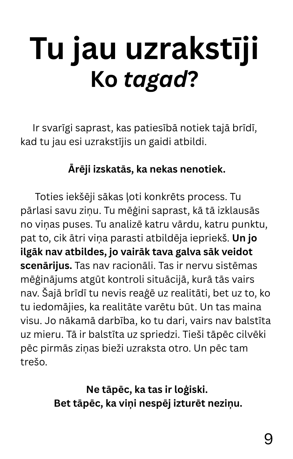 Ja viņa aizgāja — izlasi šo pirms raksti vēl vienu ziņu.